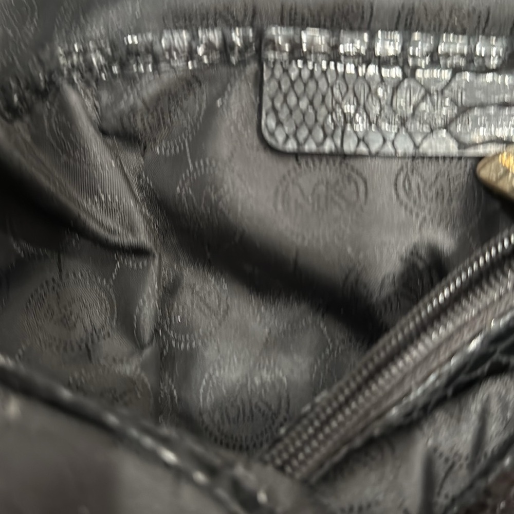 Michael Kors Black and Gold croc tote - Picture 9 of 10